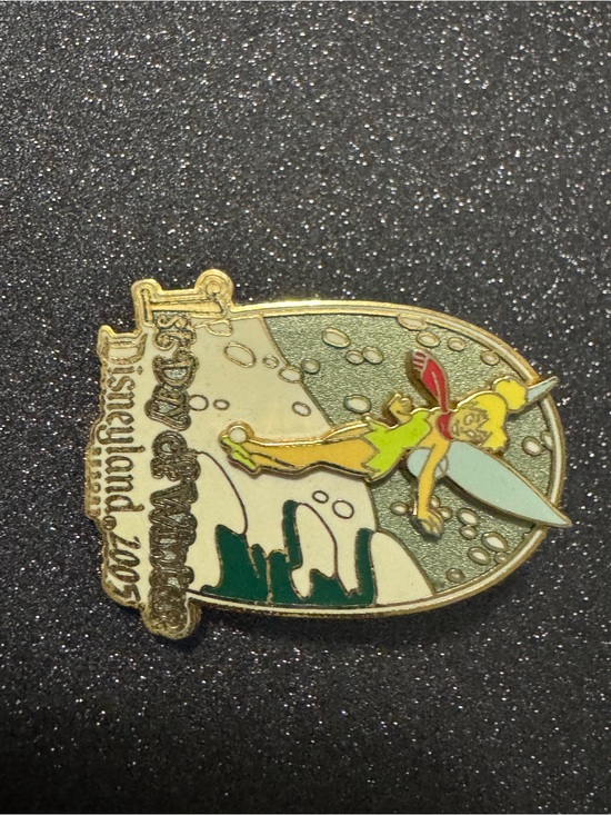 Disney Other - Disney Tinker Bell Green Yellow Enamel Pin